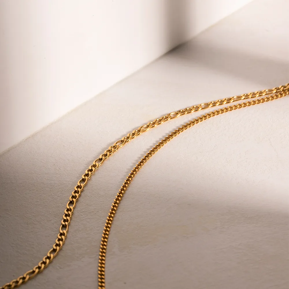 Stainless Steel Double-Layered Necklace, image 5