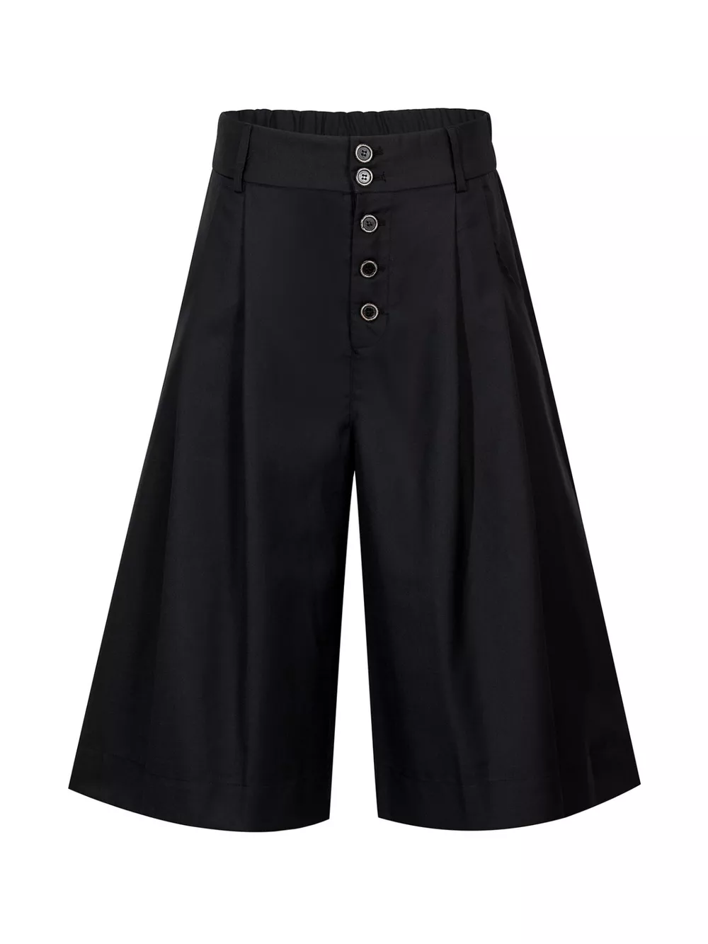 Men's Button Fly Wide Leg Capris, image 4