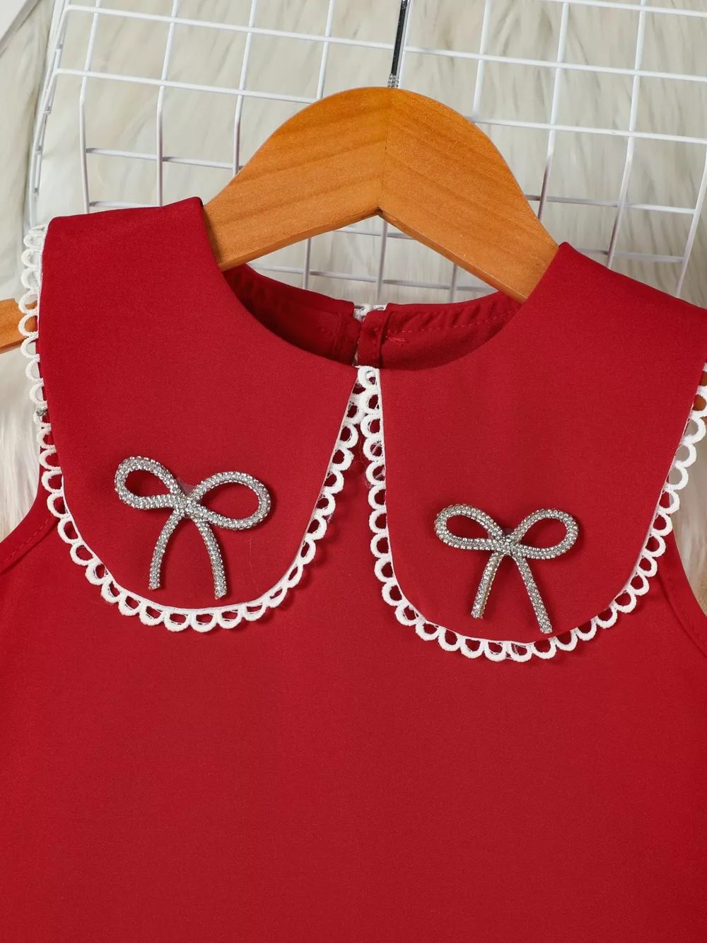 Children's Bow-Accented Pleated Dress, image 18