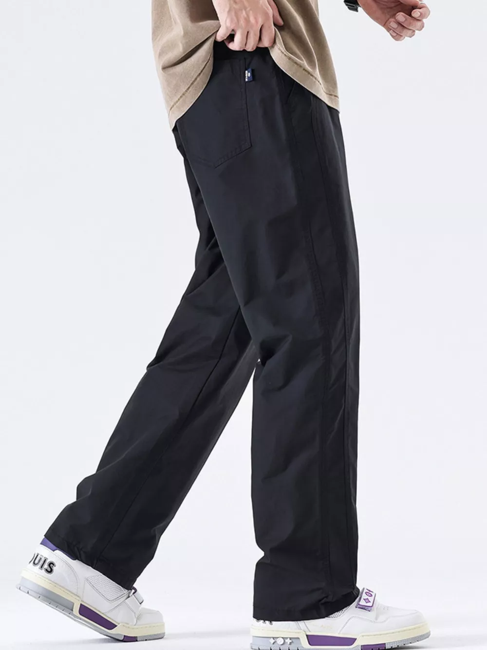 Men's Full Size Wide Leg Pants Plus Size, image 6