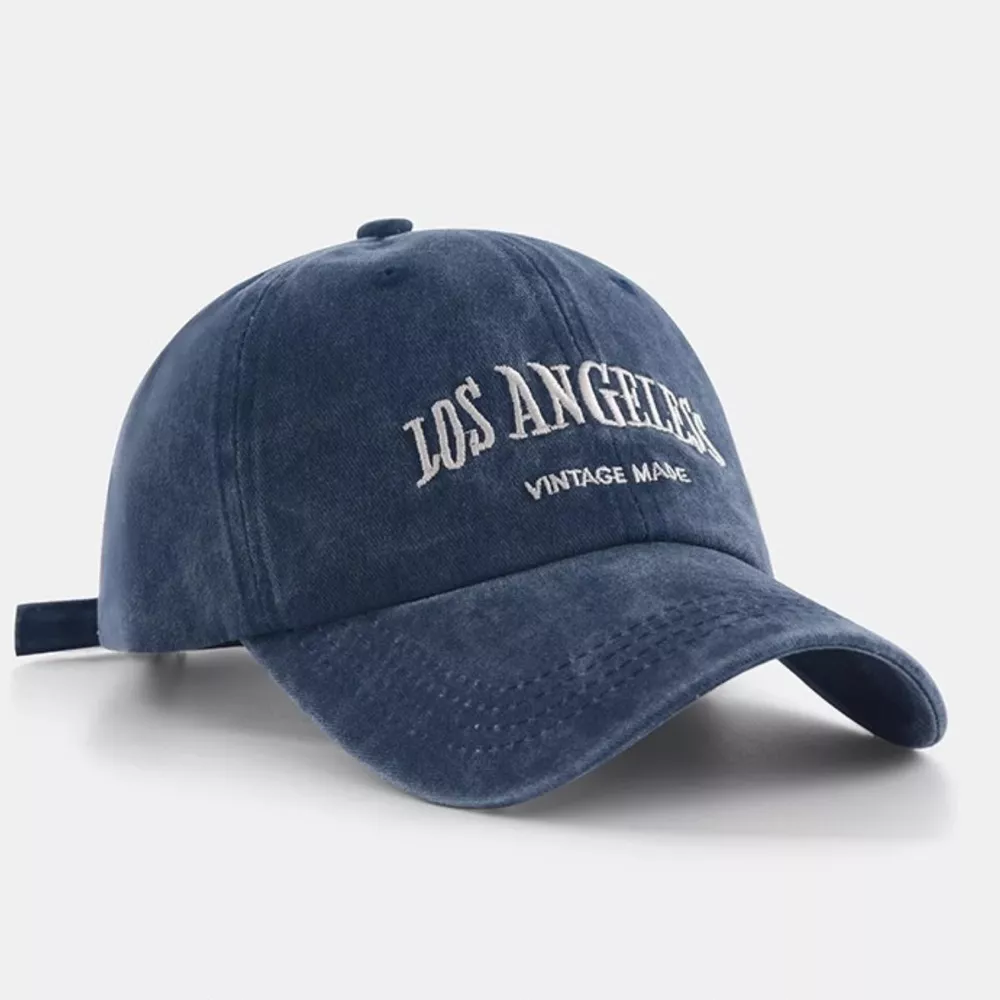 Vintage Washed Los Angeles Embroidered Baseball Cap, image 3