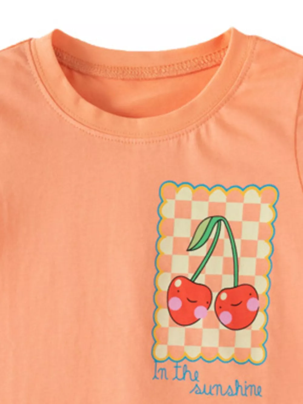 Children's Cherry Round Neck T-Shirt, image 4