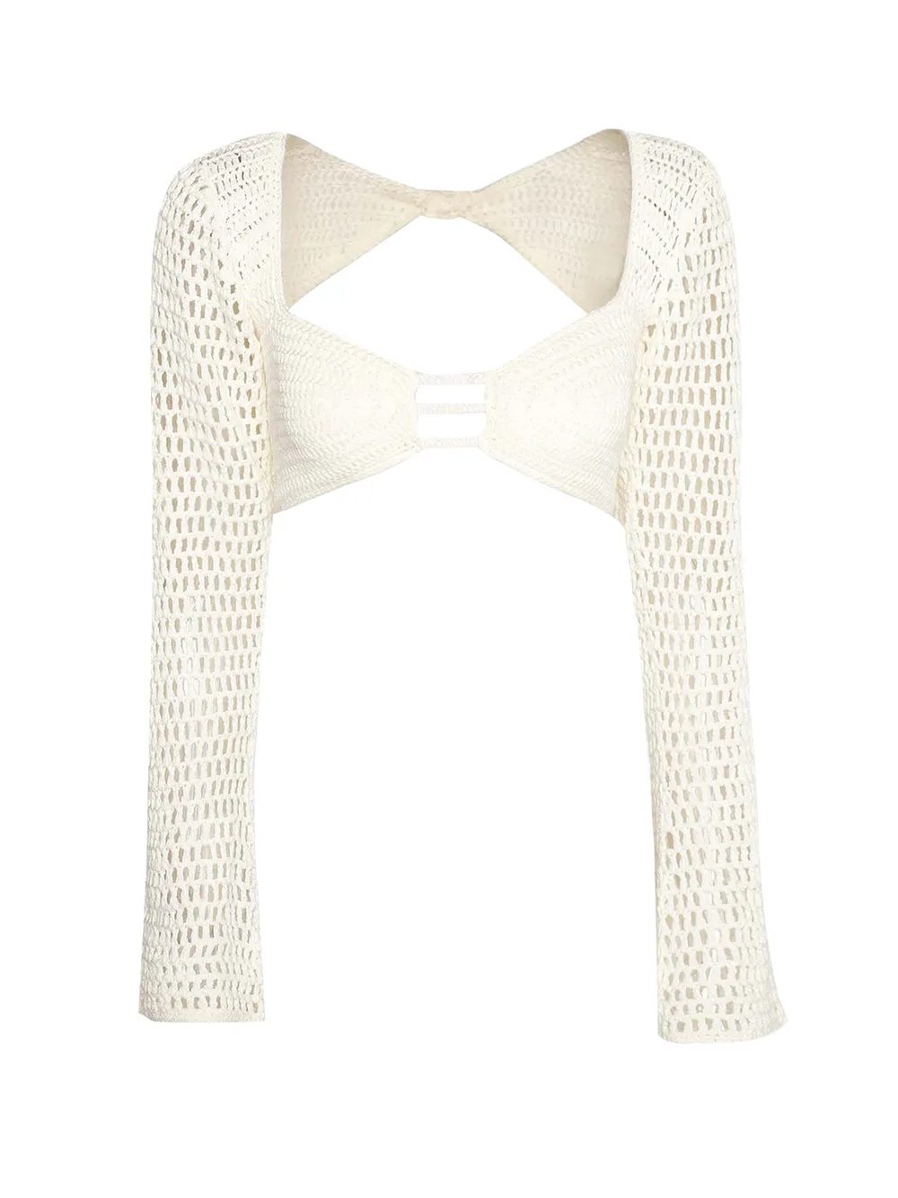 Tied Long Sleeve Top and Skirt Cover Up Set, image 21