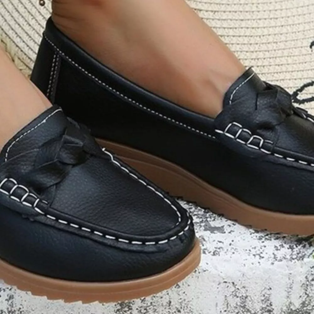 Round Toe Flats Slip-Ons, image 6