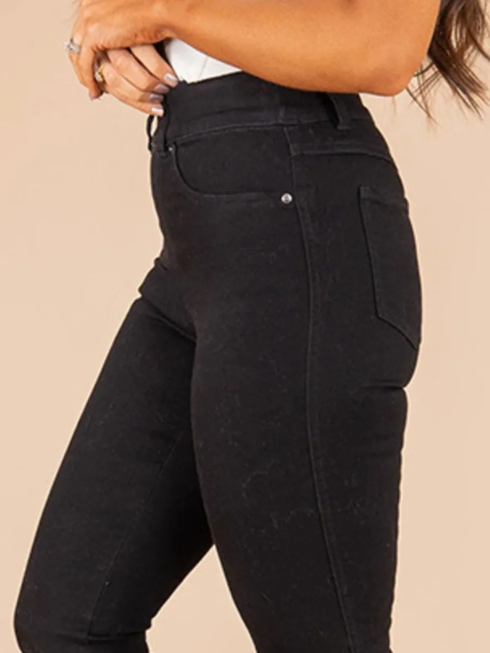 Full Size High-Waisted Flare Jeans Plus Size, image 9