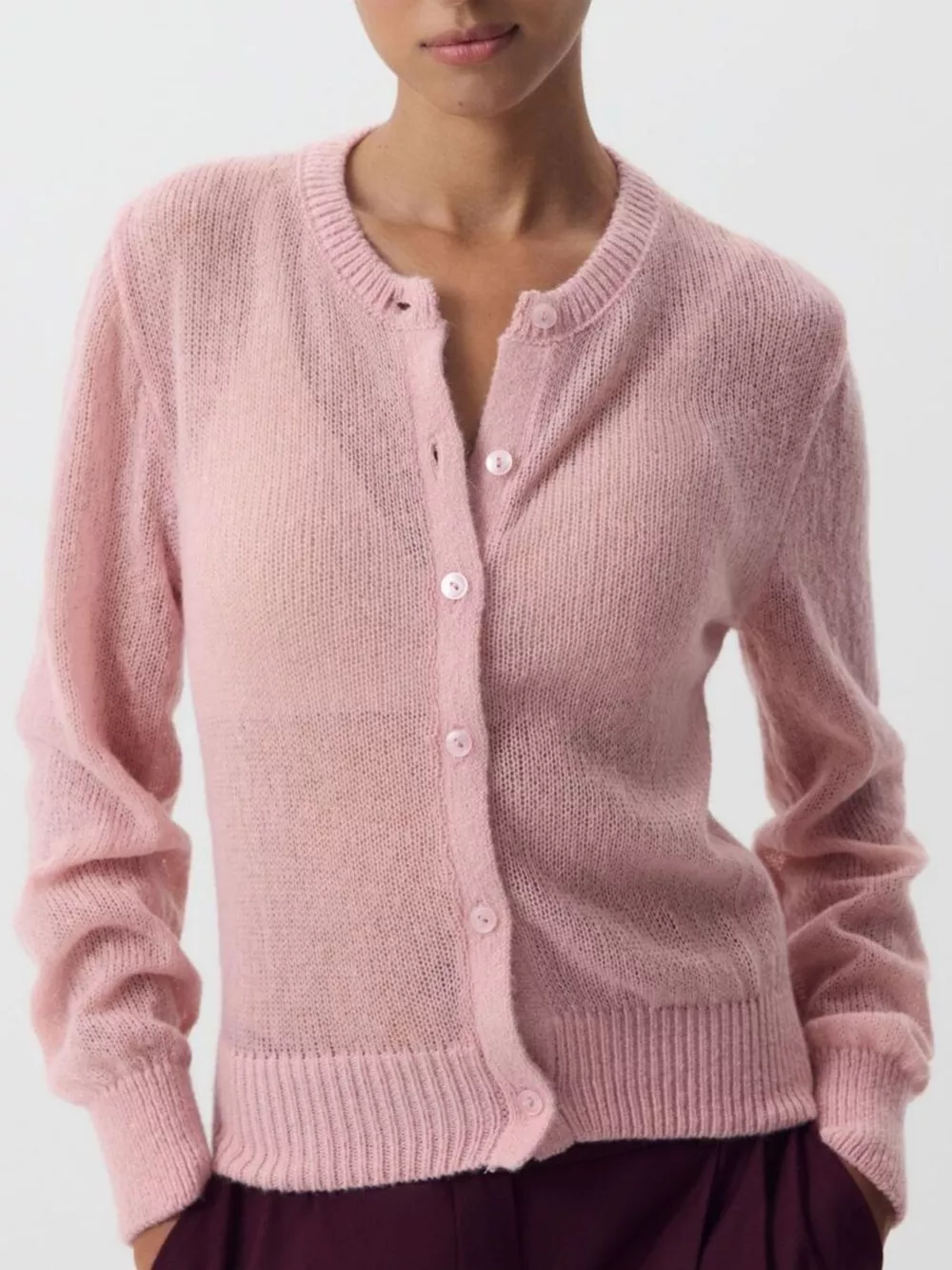 Button Up Long Sleeve Cardigan, image 5