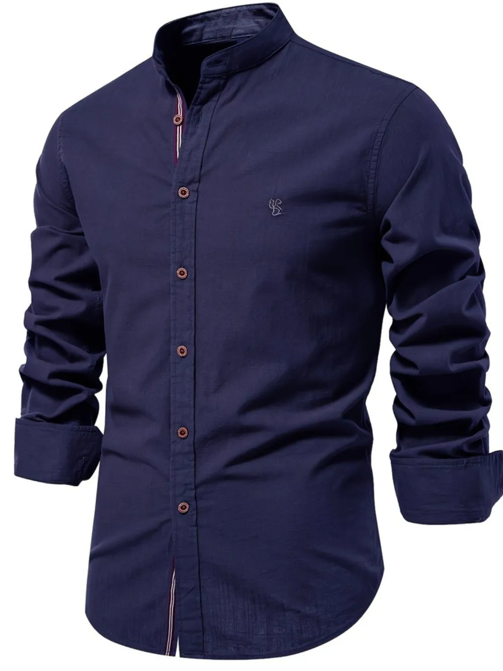 Men's Full Size Button Down Embroidered Shirt Plus Size, image 10