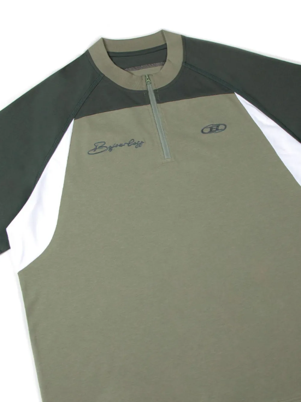 Men's Quarter-Zip Color Block T-Shirt, image 10