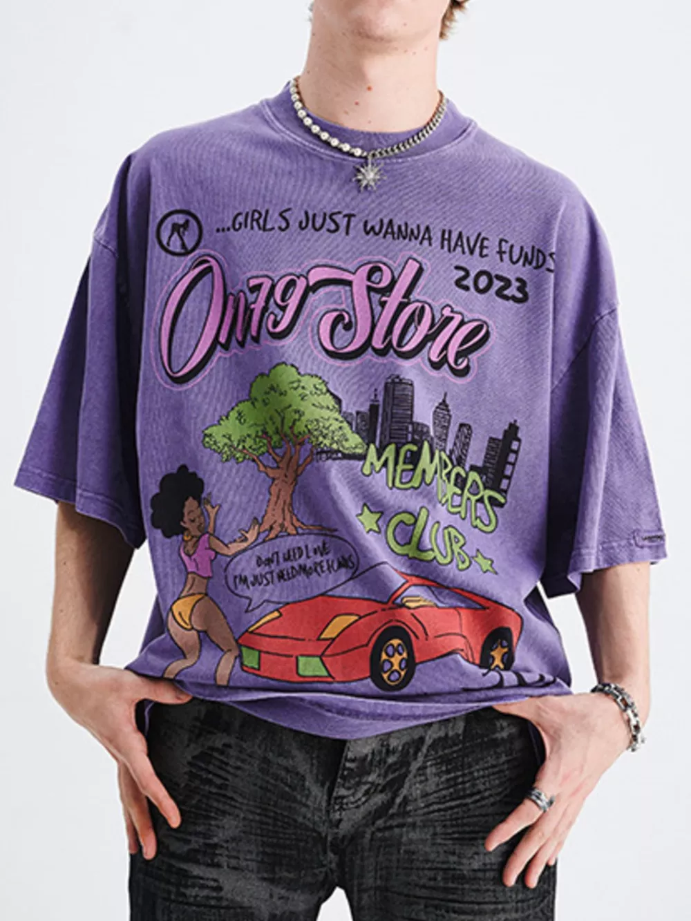 Men's Graphic Round Neck Short Sleeve T-Shirt, image 3