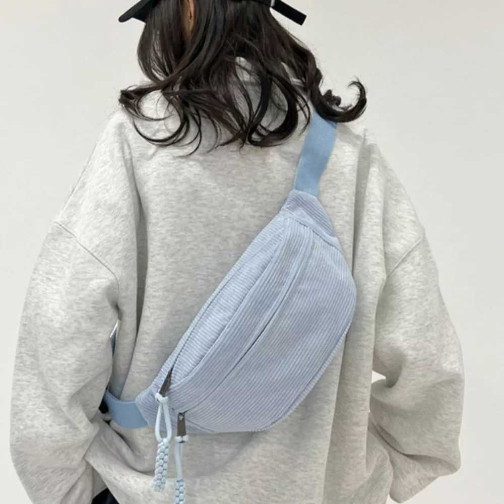 Corduroy Casual Sling Bag, image 11