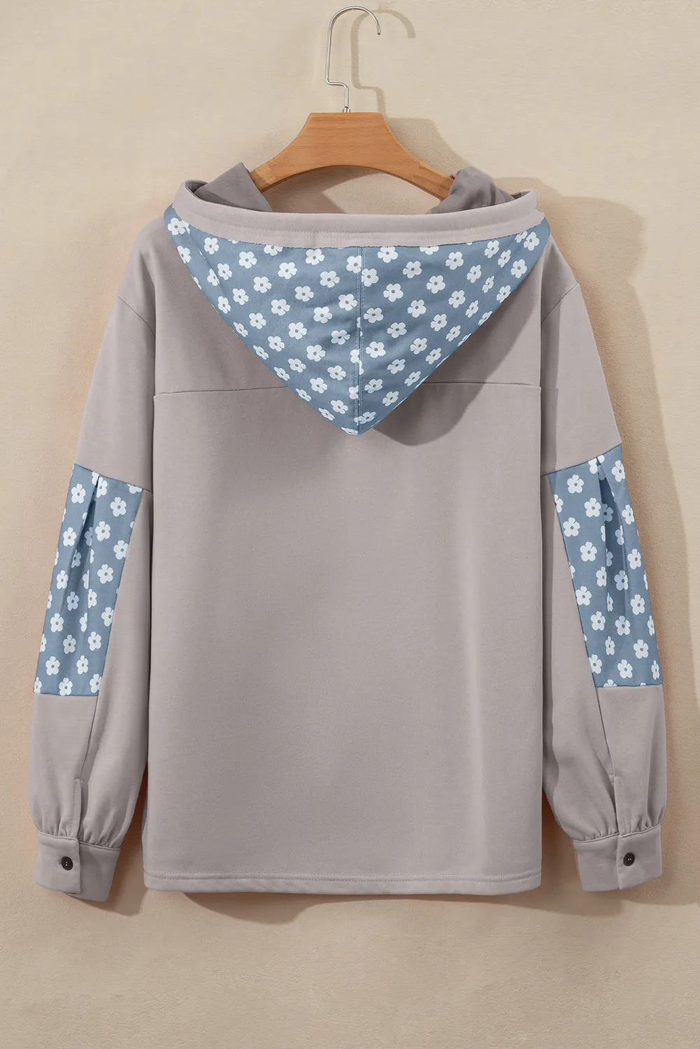 Drawstring Star Long Sleeve Hoodie, image 9