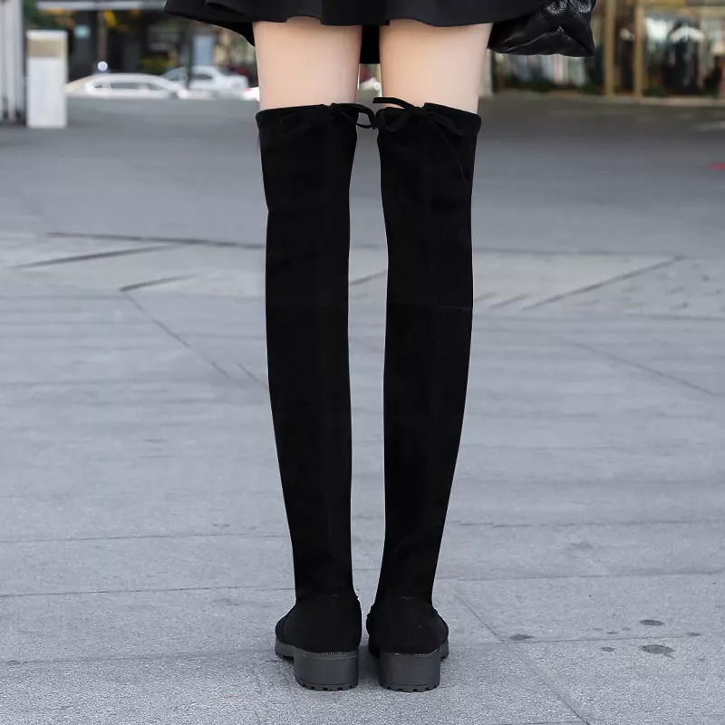 Over-the-Knee Block Heels Boots, image 6