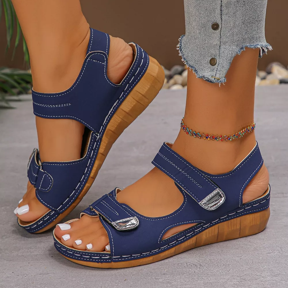 Open Toe Wedge Sandals, image 8