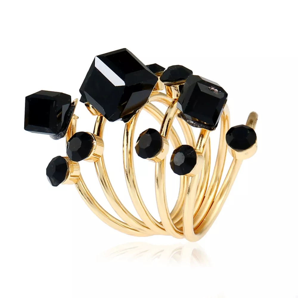 18K Gold-Plated Multi-Layered Ring, image 8