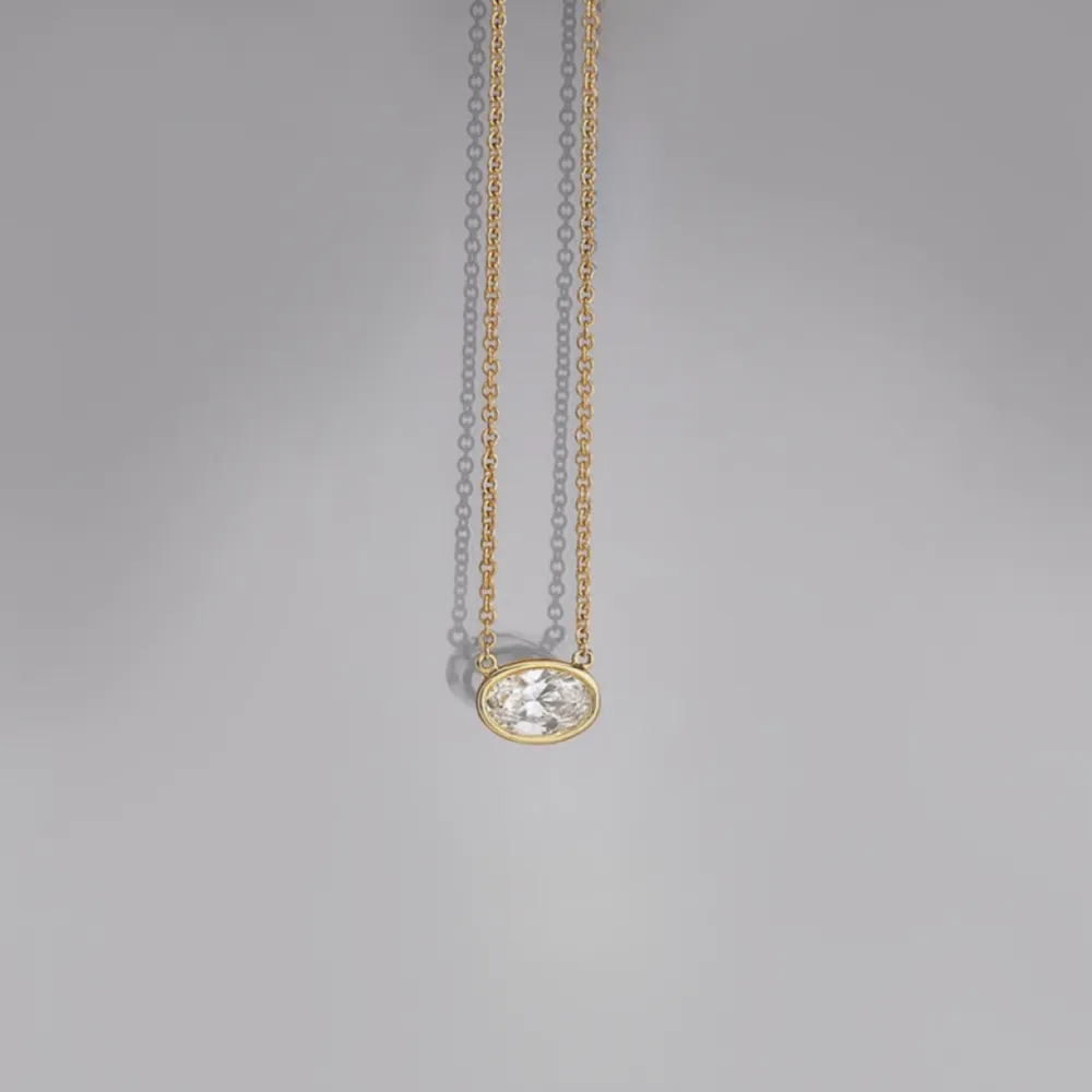 18K Gold-Plated Stainless Steel Pendant Necklace, image 4