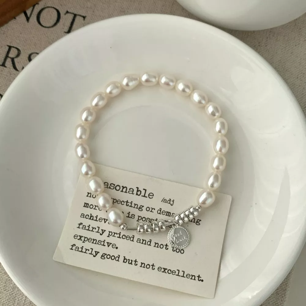Pearl 925 Sterling Silver Bracelet, image 7