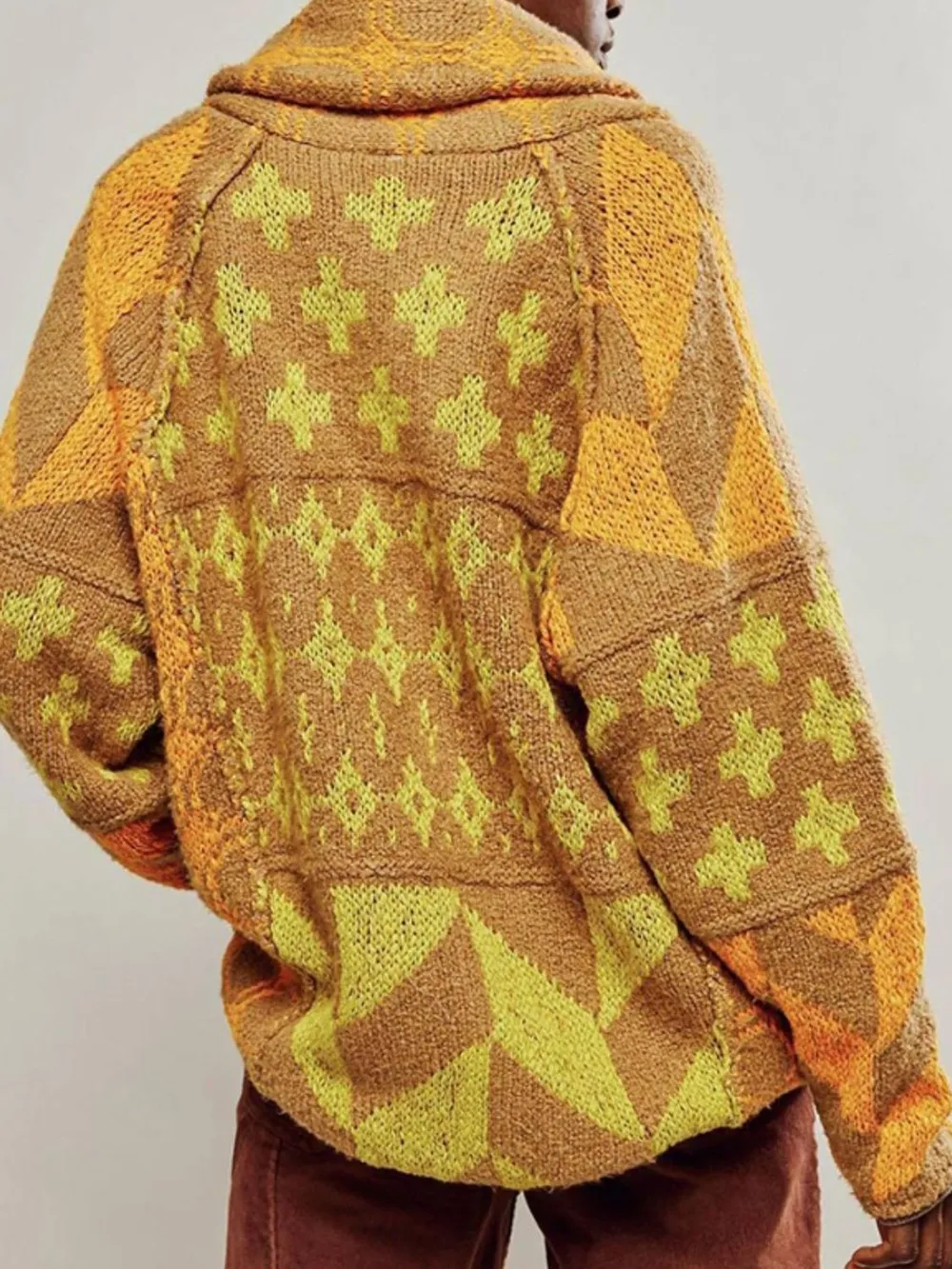 Collared Neck Long Sleeve Cardigan, image 21