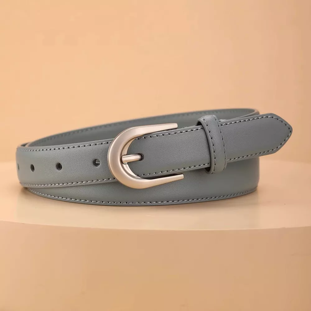 Adjustable Fit Buckle Leather Belt, image 4