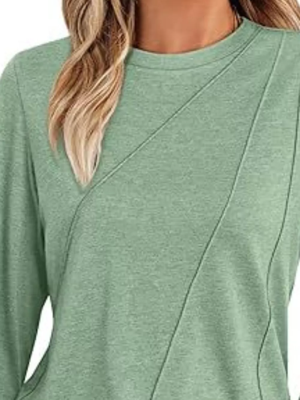 Round Neck Long Sleeve Top, image 19