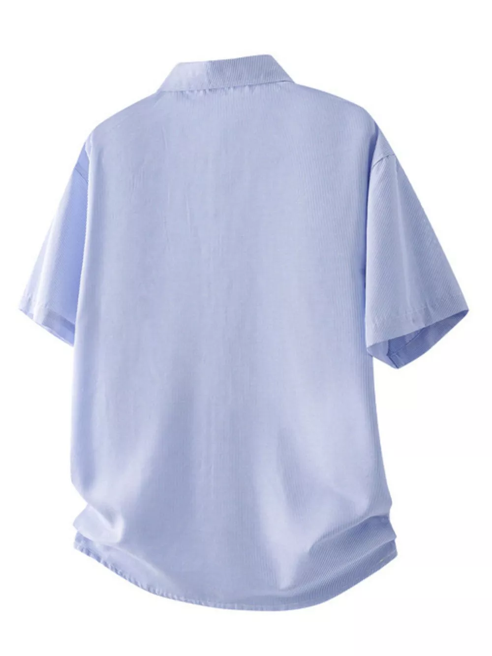 Men's Plus Size Casual Striped Short Sleeve Shirt, image 4