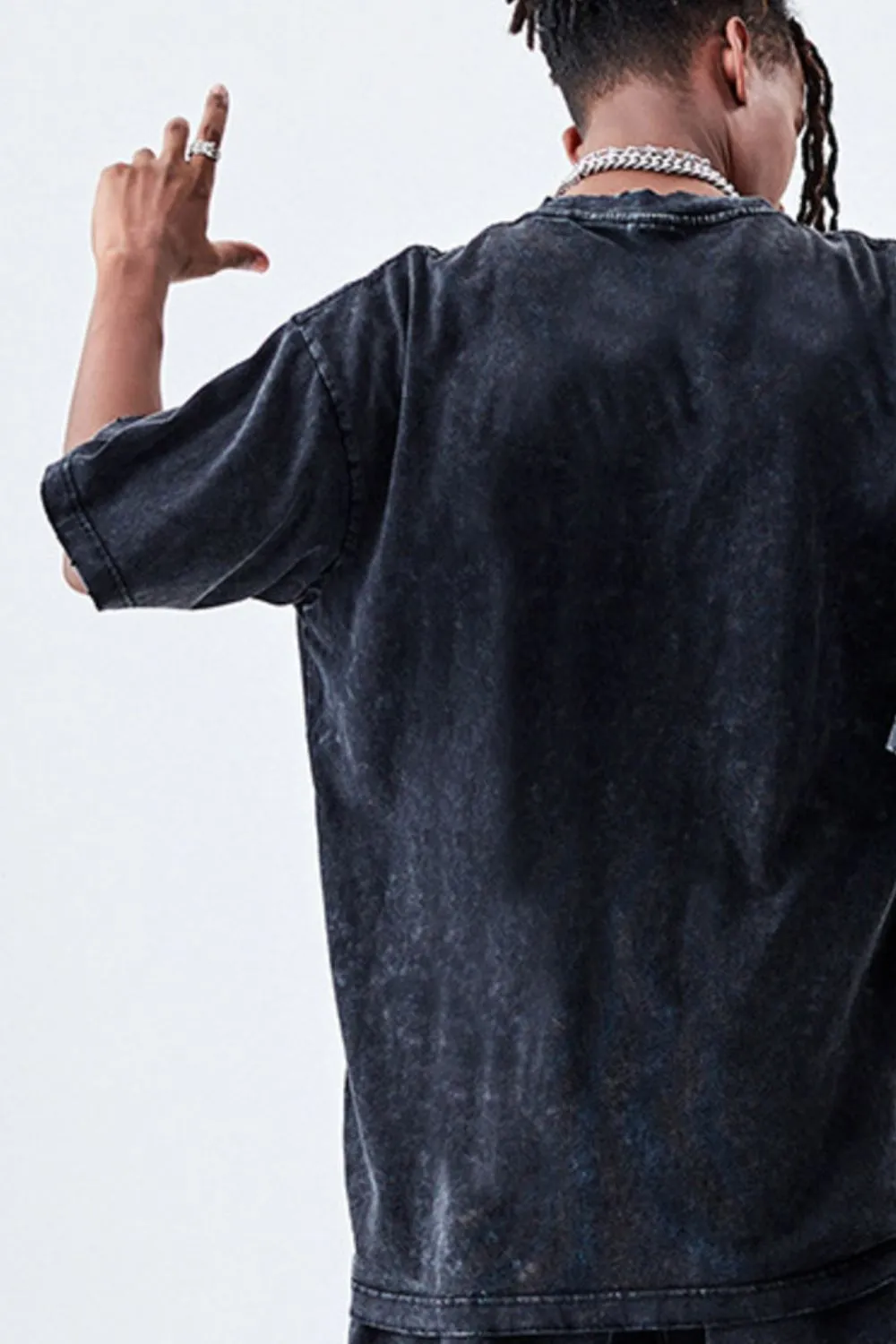 Men's Graphic Round Neck Short Sleeve T-Shirt, image 3