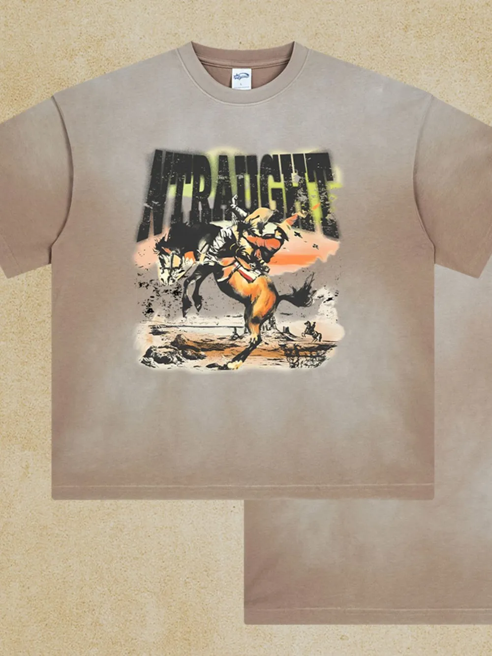Men's Graphic Round Neck Half Sleeve T-Shirt, image 5