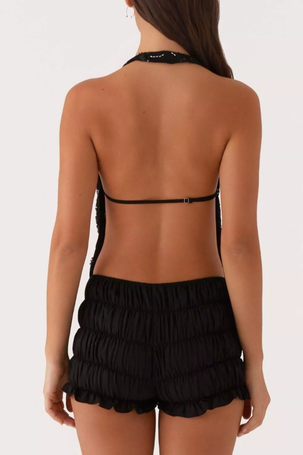 Bead Embellished Halter Neck Tank, image 2