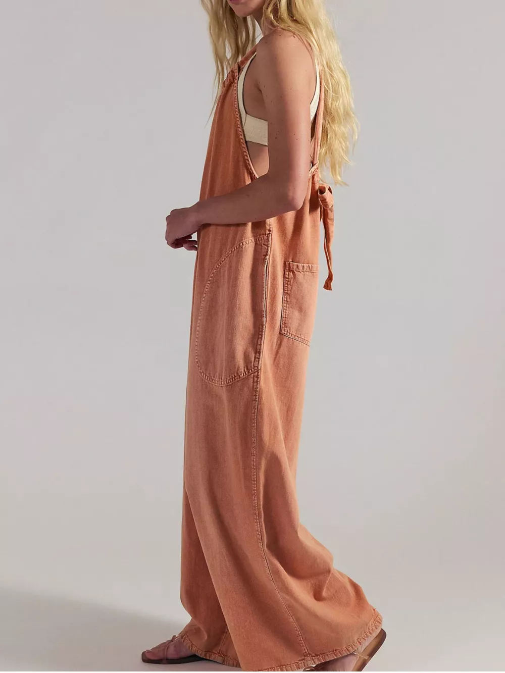 Sleeveless Wide-Leg Jumpsuit, image 10
