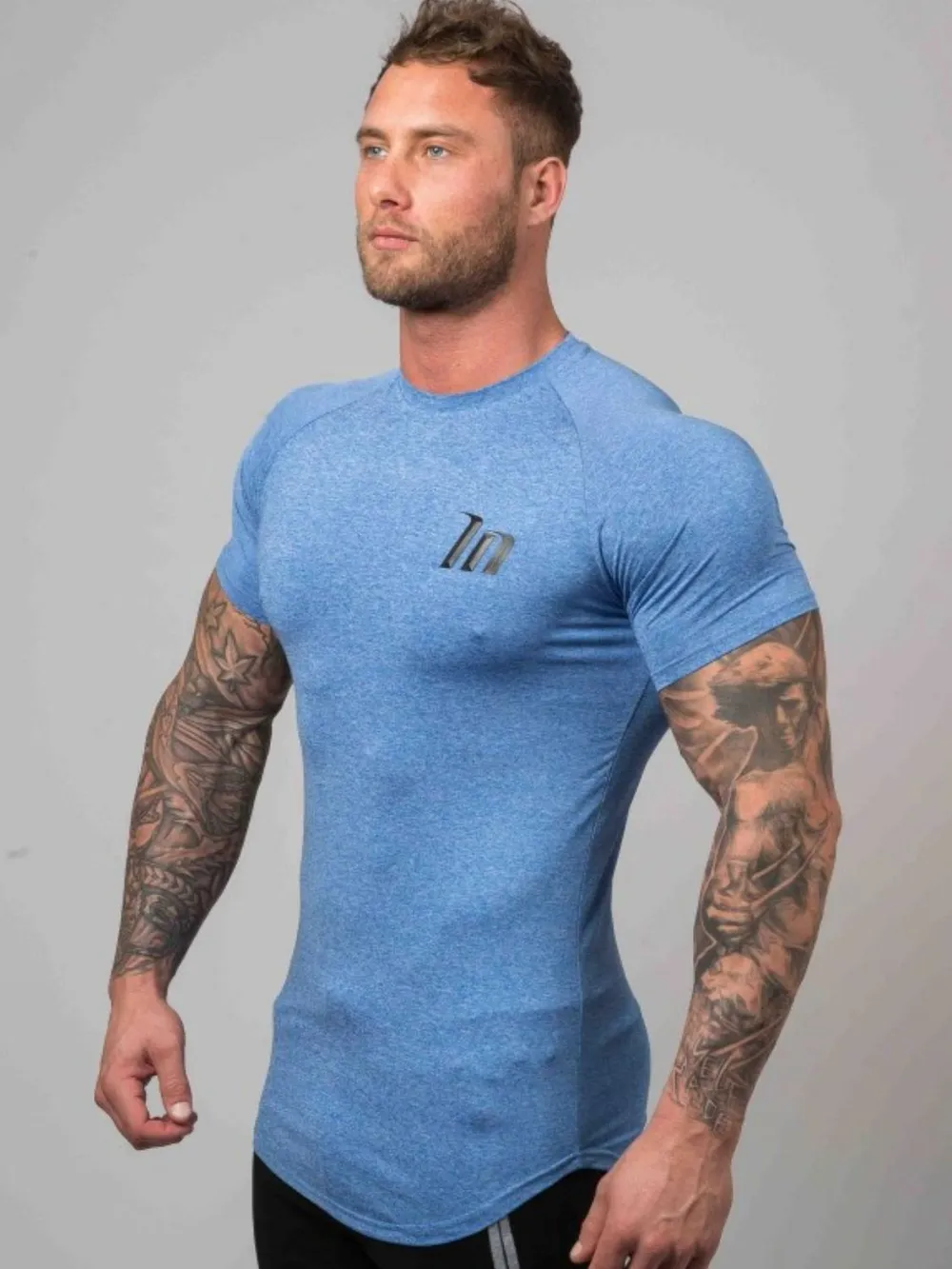 Men's Plus Size Round Neck Short Sleeve T-Shirt, image 3