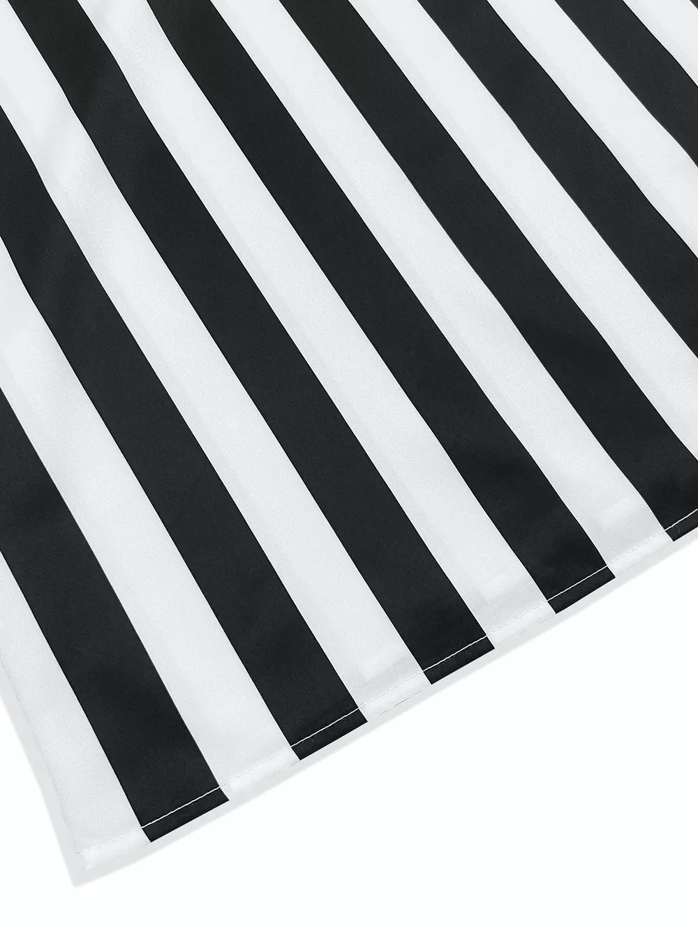 Striped Notched Casual Mini Dress, image 4