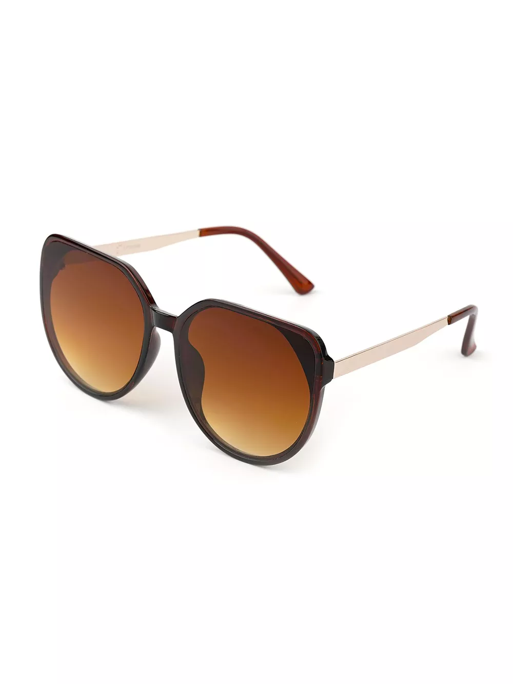 Chic Round Sunglasses with Metal Accents, image 7
