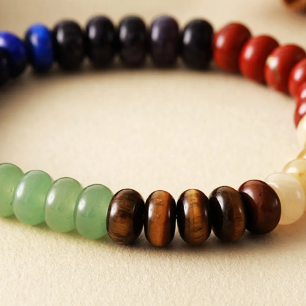 Contrast Natural Stone Bead Bracelet, image 2