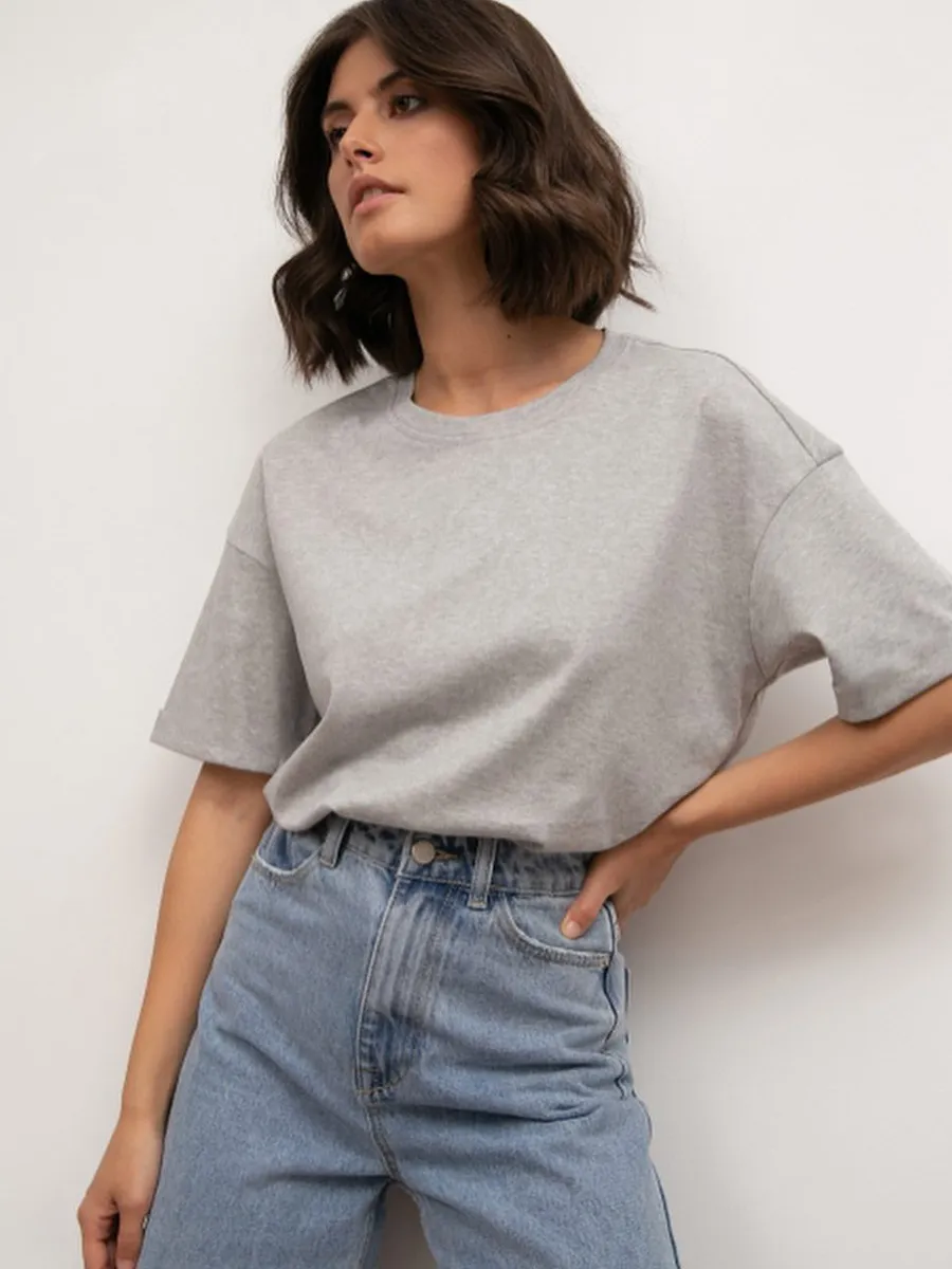 Plus Size Oversized Round Neck Short Sleeve T-Shirt, image 15