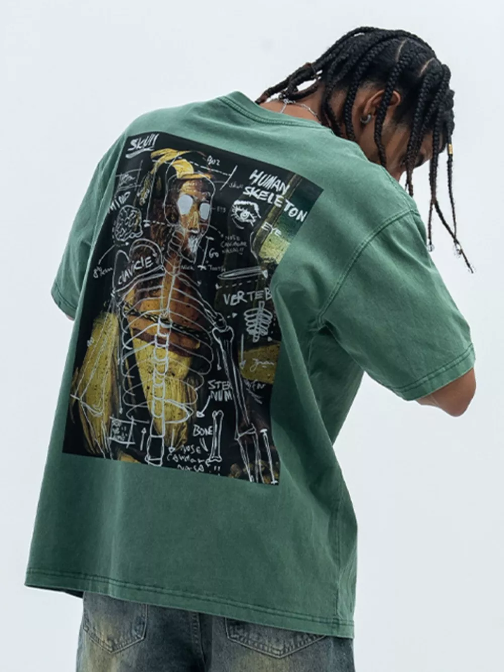 Men's Round Neck Oversized T-Shirt, image 7
