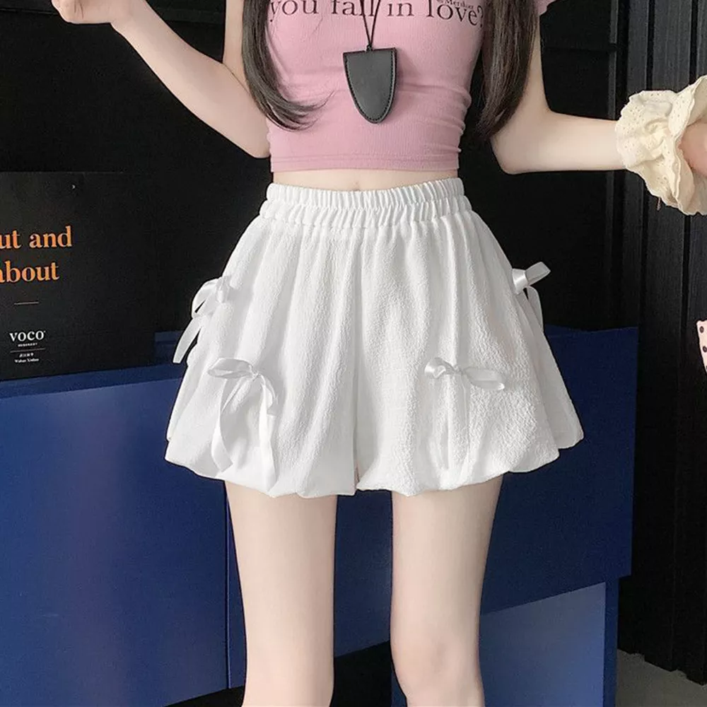 Bowknot High Waist Bubble Skirt, image 7