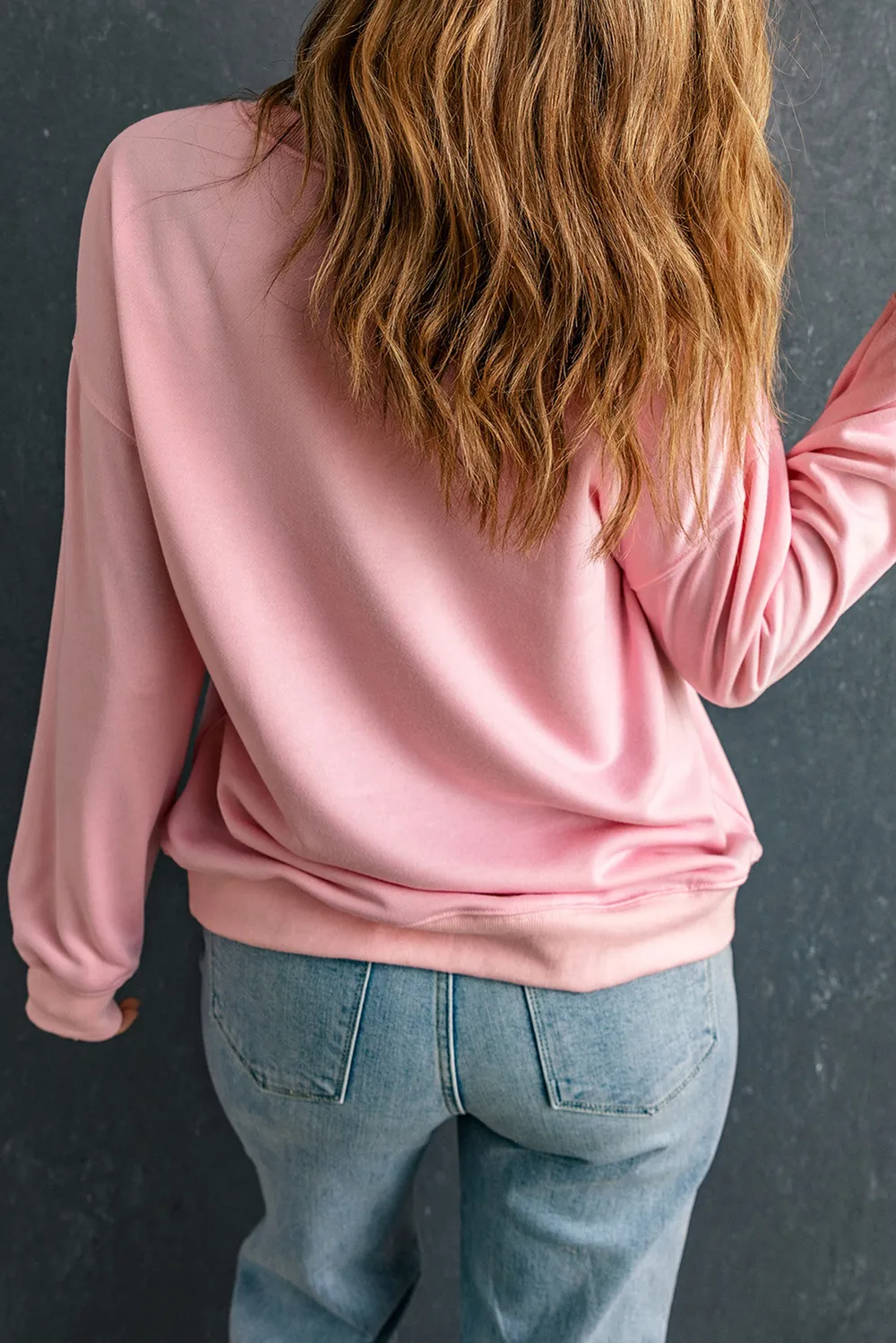 Round Neck Dropped Shoulder Sweatshirt, image 17