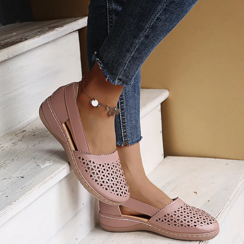 Cutout Round Toe Slip-Ons, image 19