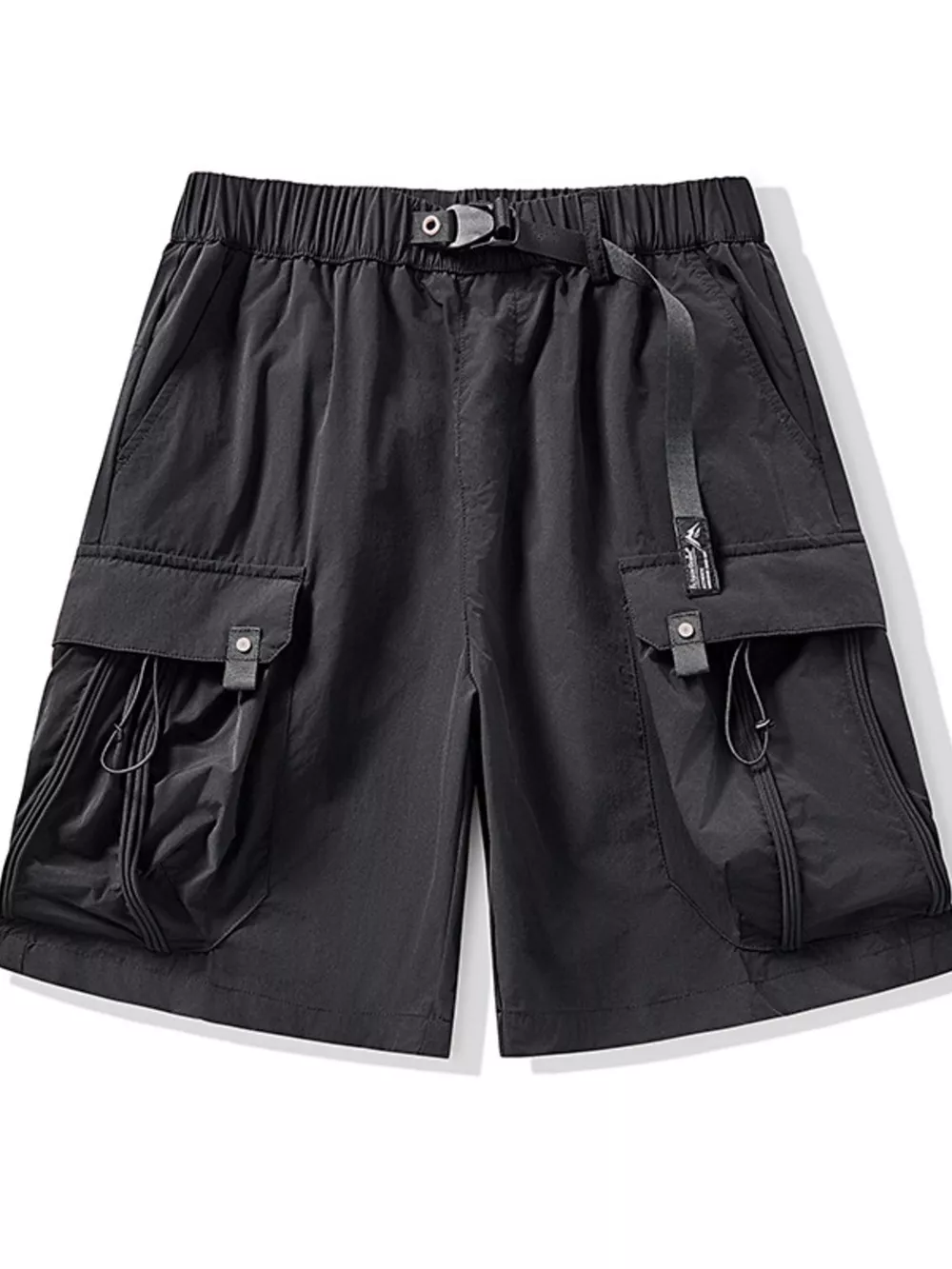 Men's Plus Size Cargo Shorts with Drawstring, image 4