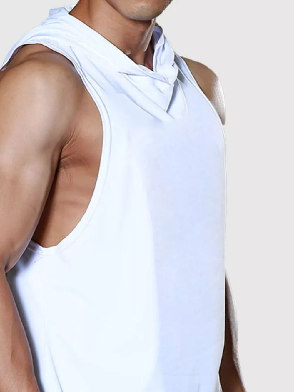 Men's Hooded Sleeveless Tank, image 3