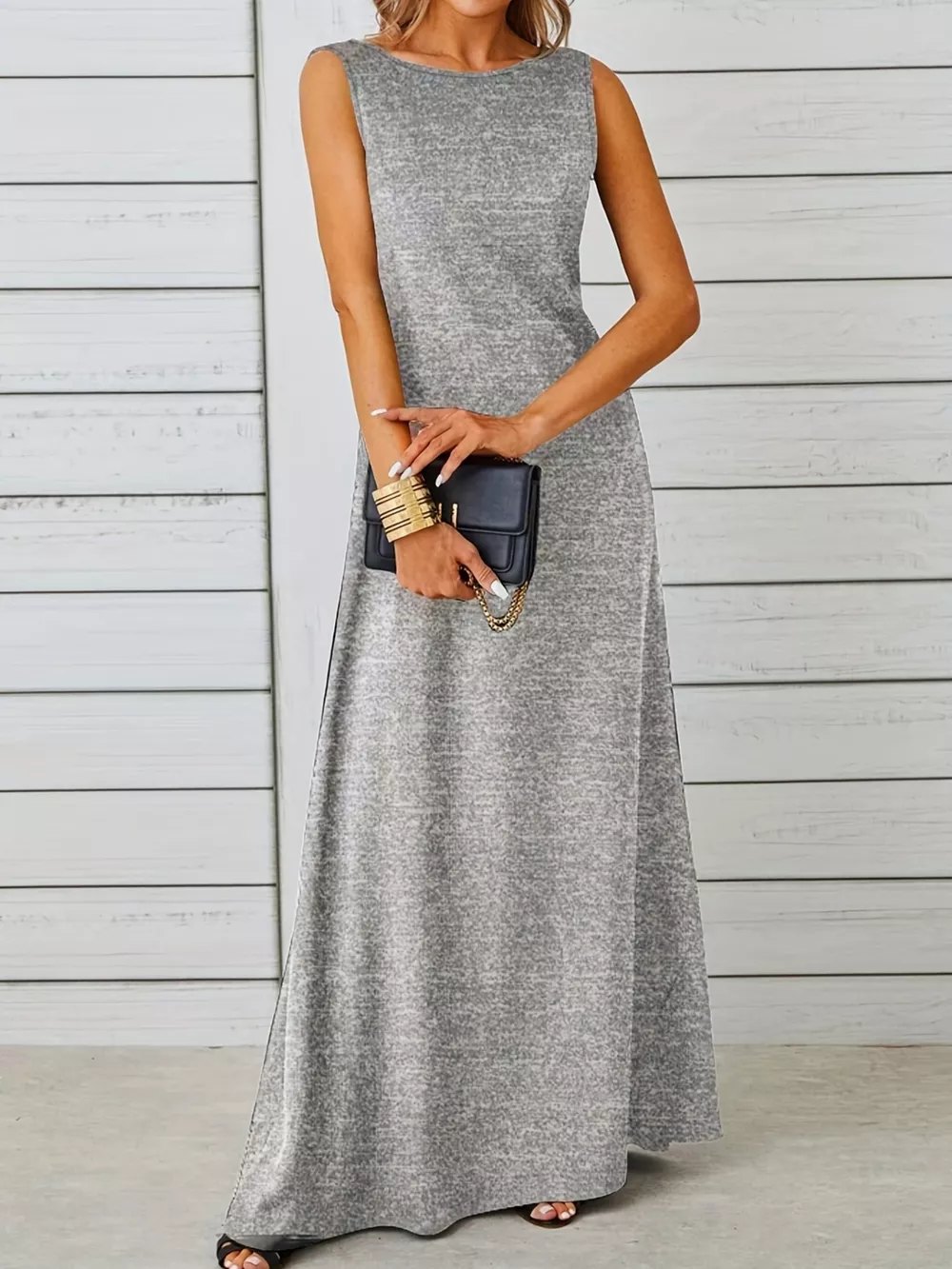 Sleeveless Flowy Maxi Dress, image 22