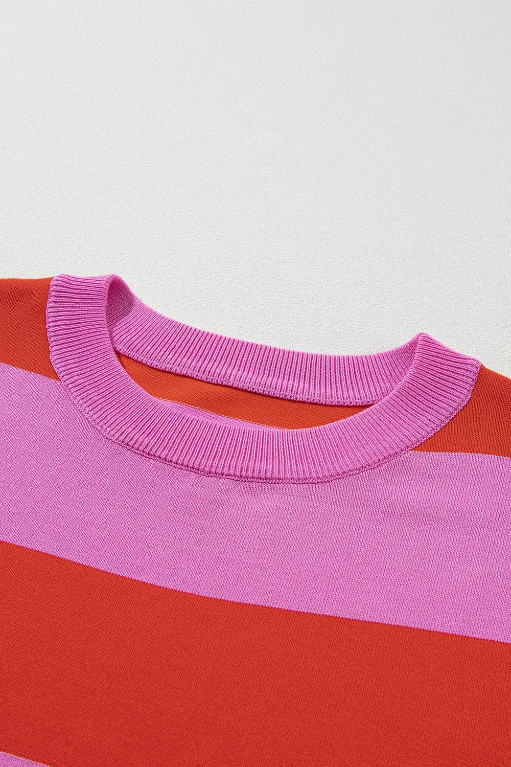Color Block Round Neck Half Sleeve Top, image 6