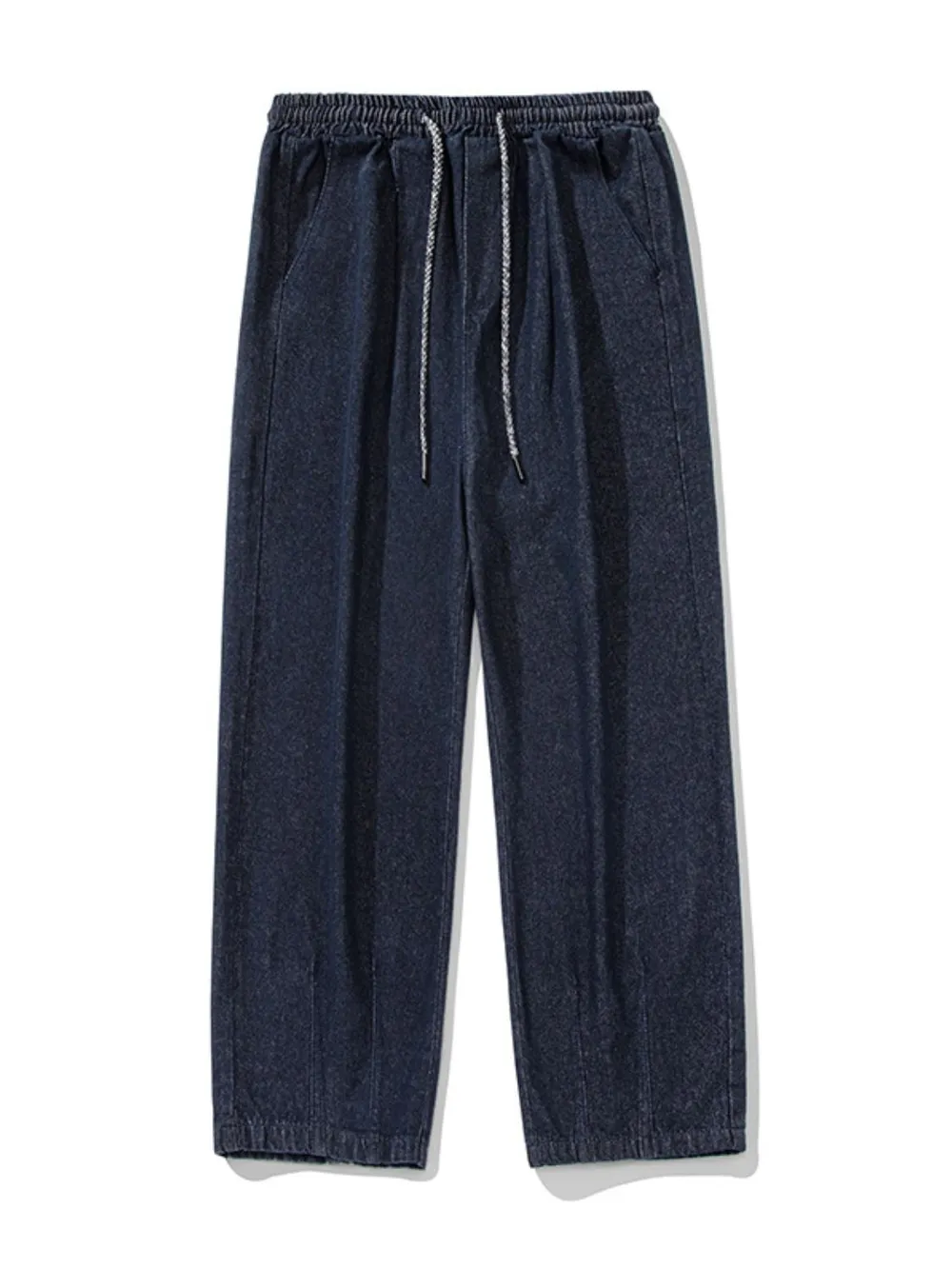 Men's Plus Size Drawstring Loose Fit Jeans, image 6