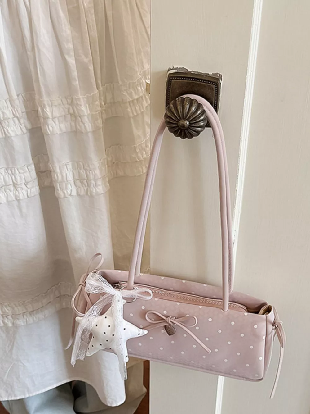 Polka Dot Shoulder Bag, image 2