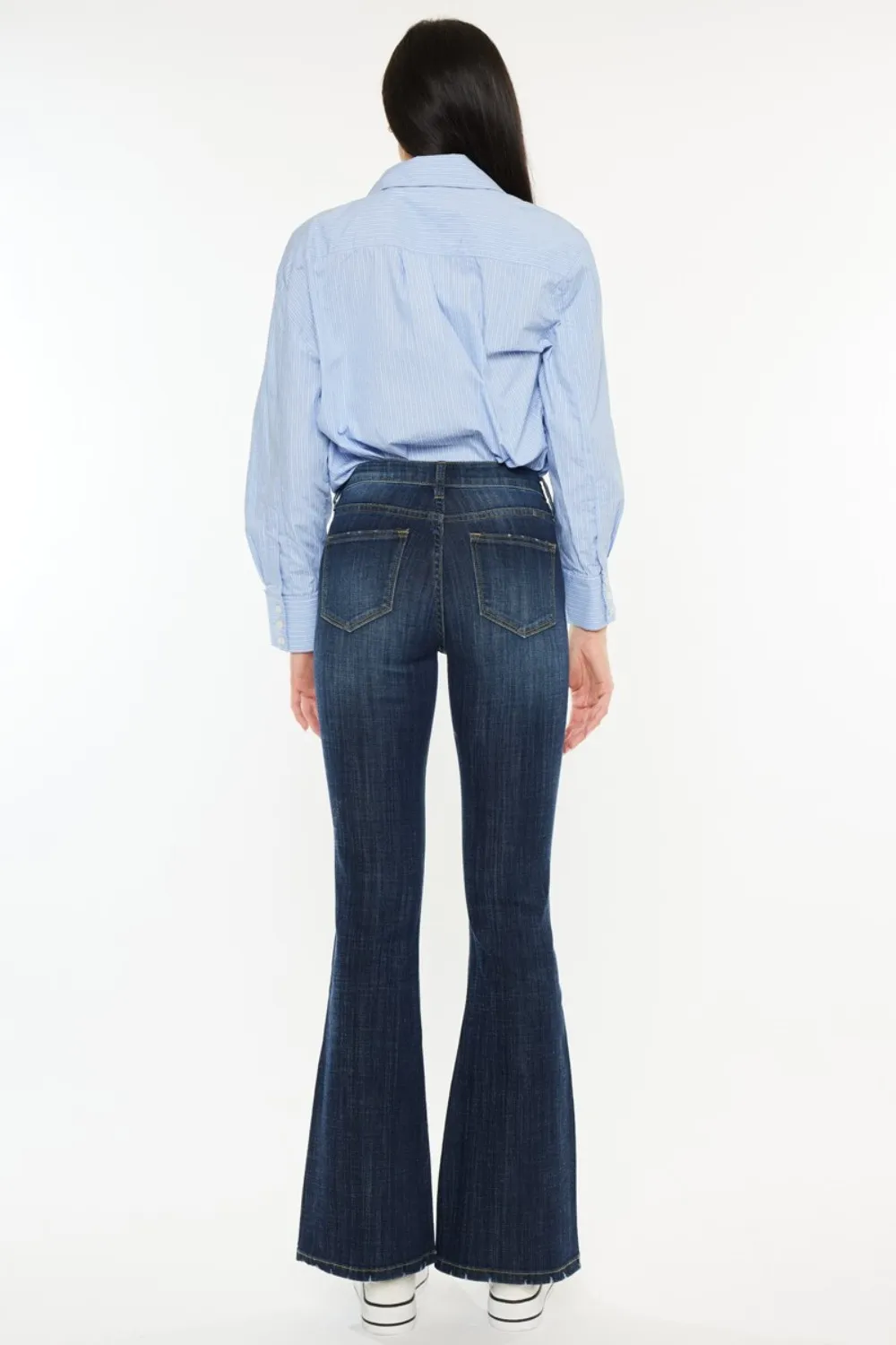 Full Size Mid Rise Flare Jeans, image 9