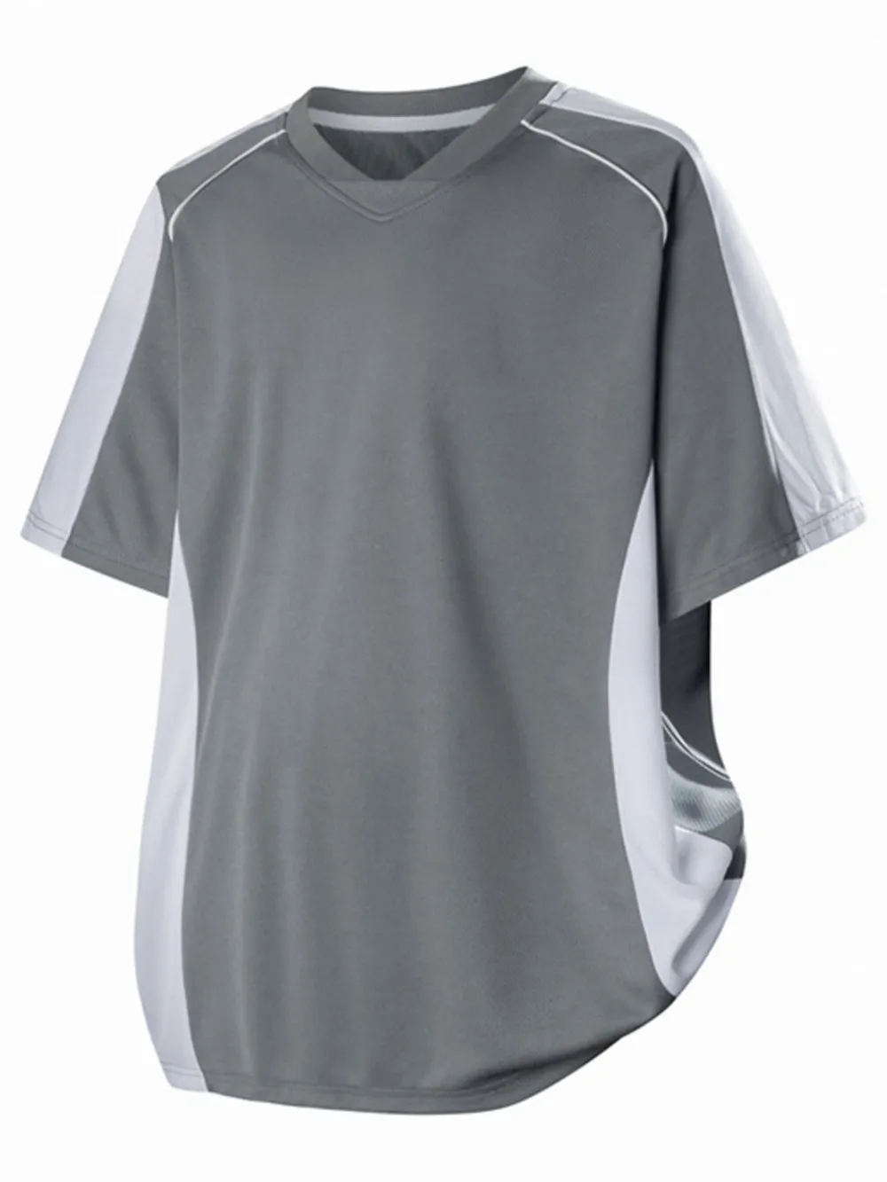 Men's Plus Size Contrast Short Sleeve T-Shirt, image 2