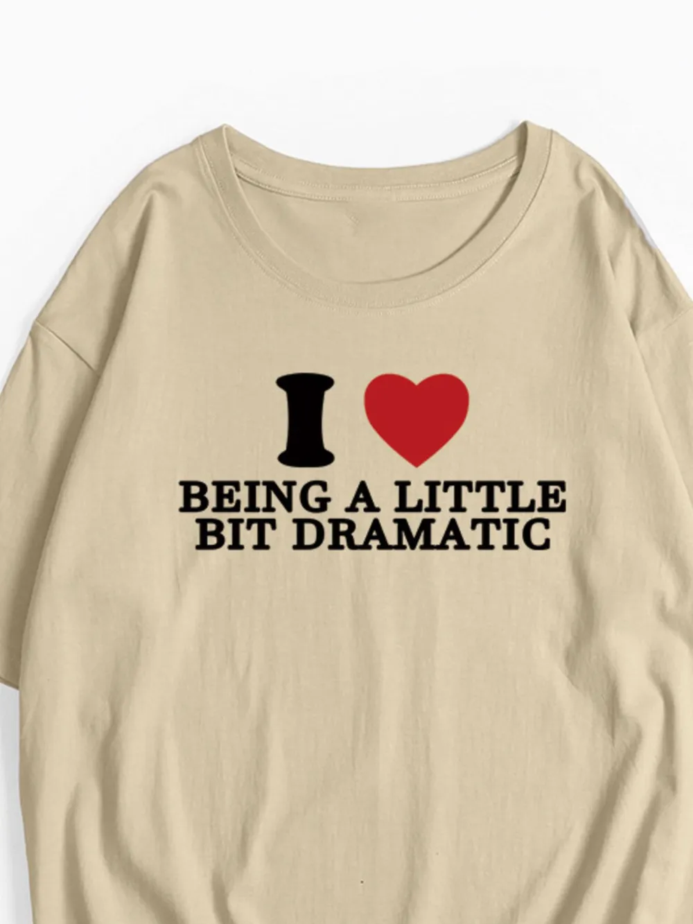 Plus Size Letter Graphic Round Neck Short Sleeve T-Shirt, image 5