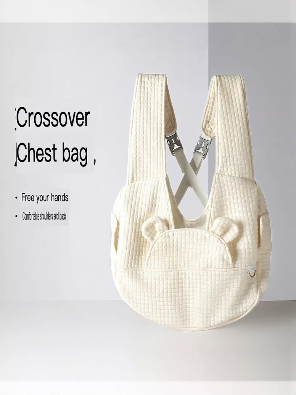 Comfortable Quilted Pet Carrier Sling Bag, image 7