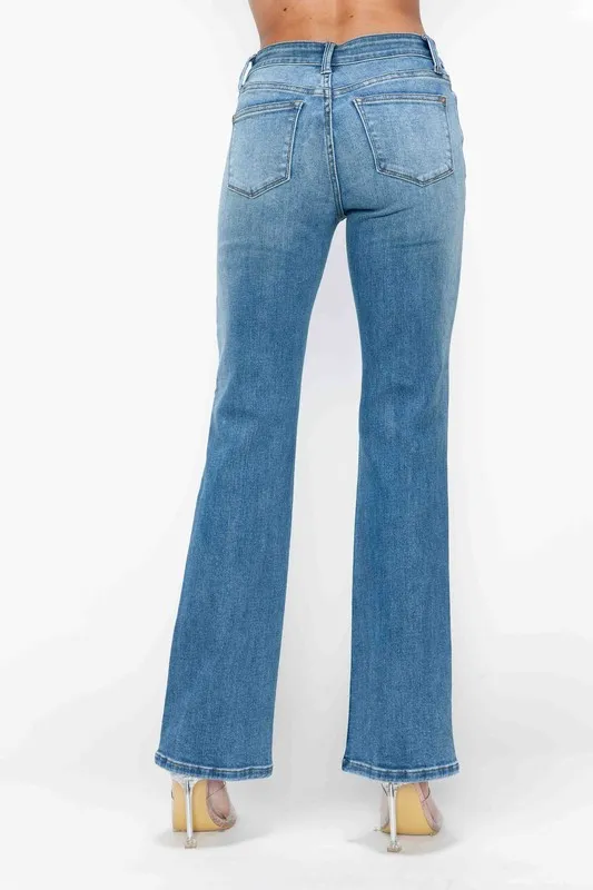 Full Size Cat's Whiskers Mid Rise Bootcut Jeans, image 10