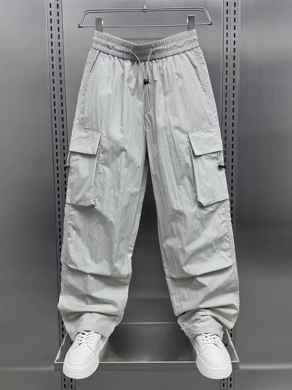 Men's Plus Size Casual Drawstring Cargo Pants