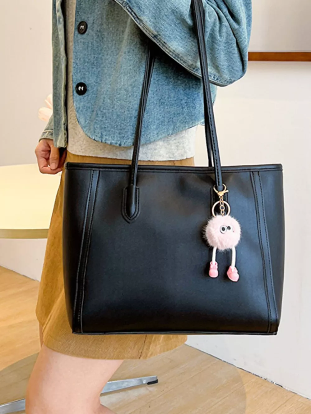 PU Leather Tote Bag, image 9